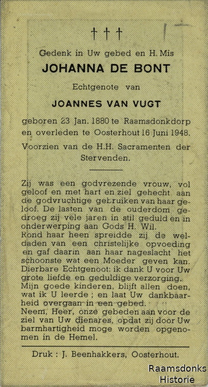 bont.de.j 1880-1948 vugt.van.j a