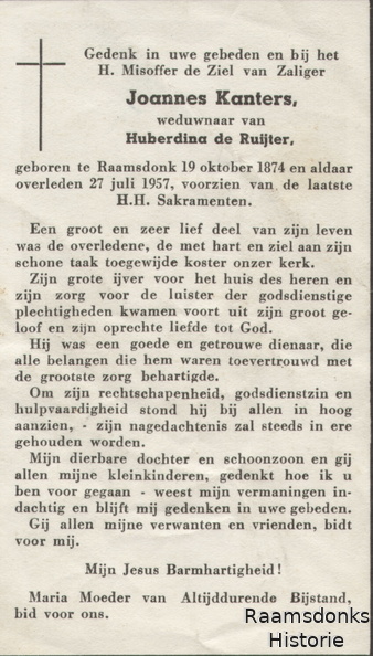 kanters.j 1874-1957 ruijter.de.h
