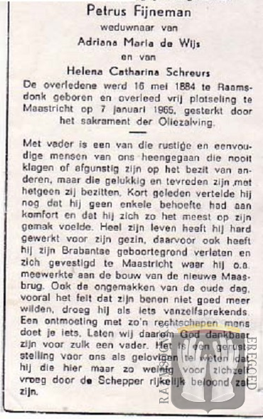 fijneman.p 1884-1965 schreurs.h.c k