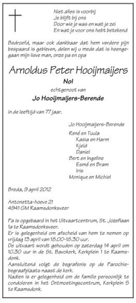 hooijmaijers.a.p 1935-2012 berende.j k