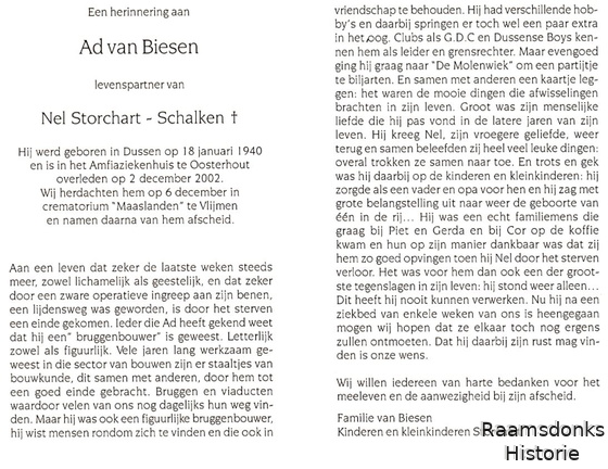 biesen.ad. 1940-2002 storchart-schalken.n. b.