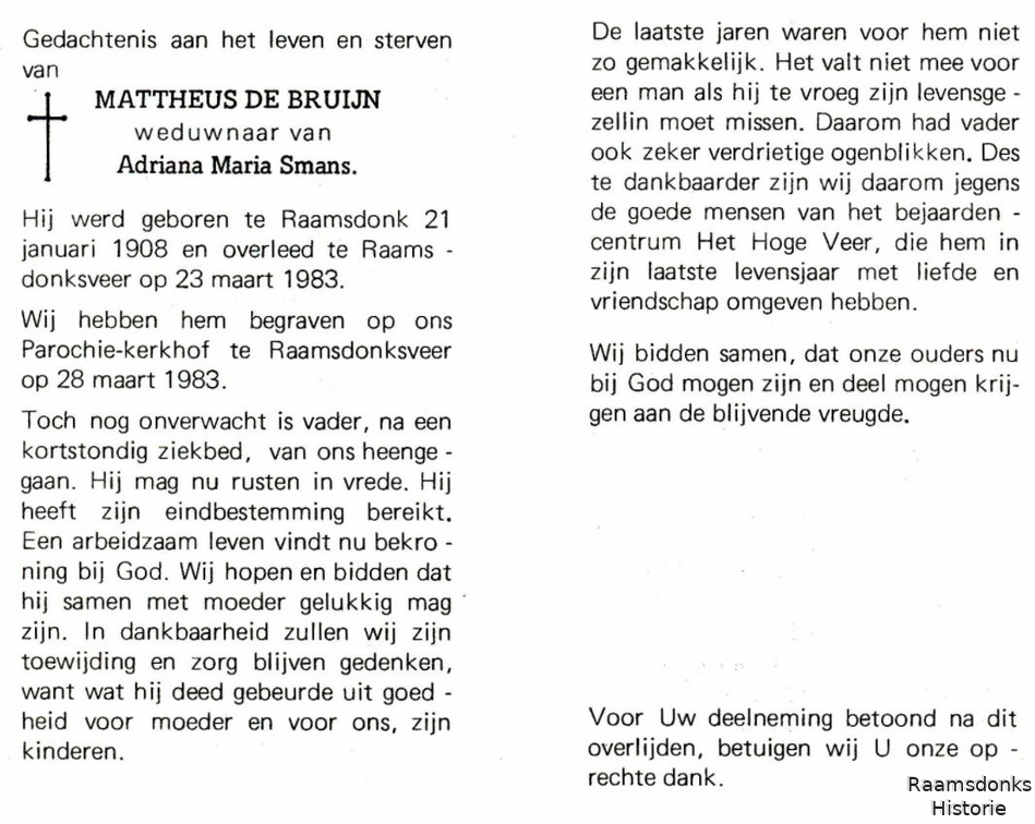 bruijn.de.m.-bruur 1908-1983 smans.a.m. b.