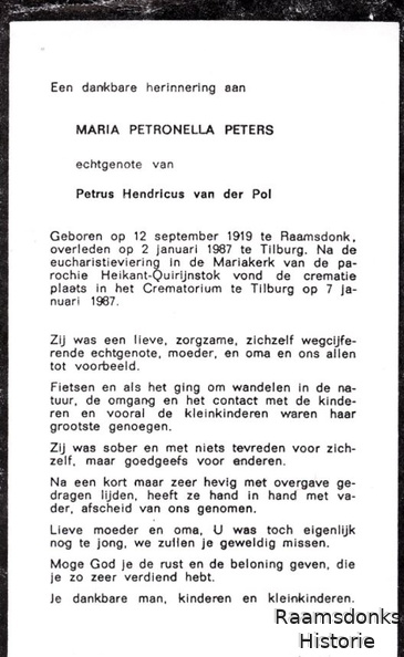 peters.m.p. 1919-1987 pol.van.der.p.h. b.