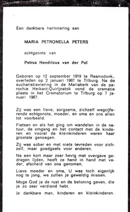 peters.m.p. 1919-1987 pol.van.der.p.h. b.