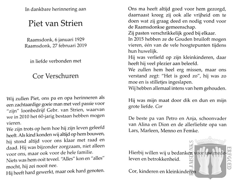 strien.van.piet. 1929-2019 verschuren.cor. b