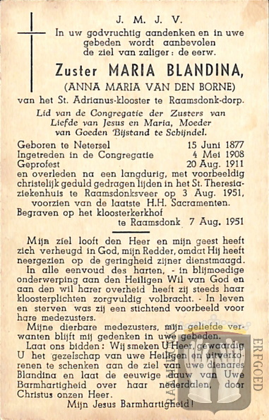 borne. van.den.a.m. zuster.blandina. 1877-1951 b
