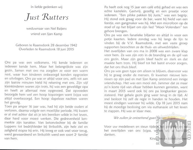 rutters.just. 1942-2015 baijens.nel. b