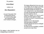 bont.de.jo. 1922-2000 raaymakers.kees b