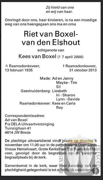 elshout.van.den.riet. 1935-2013 boxel.van.kees. k