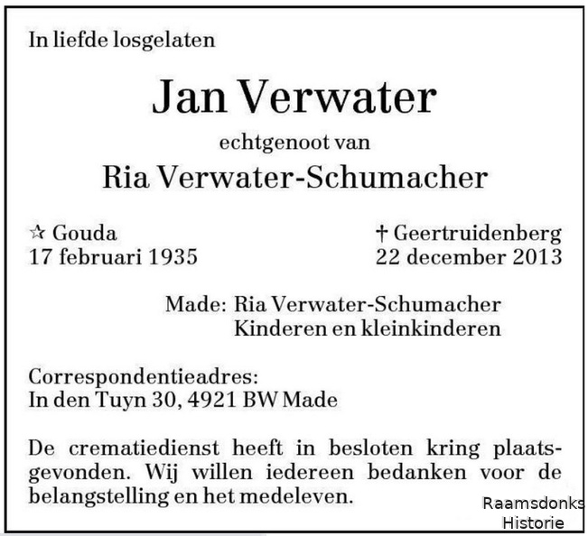 verwater.jan. 1935-2013 schumacher.ria. k