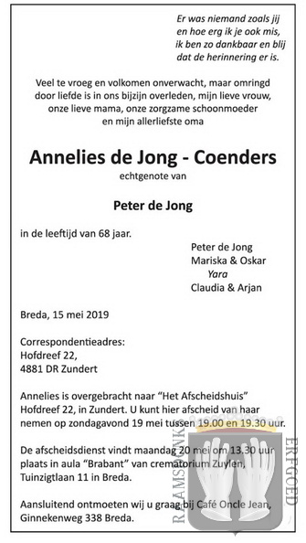 coenders.annelies. 1951-2019 jong.de.peter. k