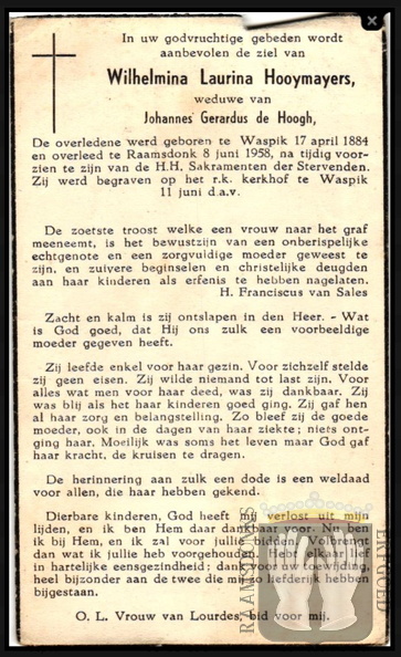 hooymayers.w.l. 1884-1958 hoogh.de.j.g. b
