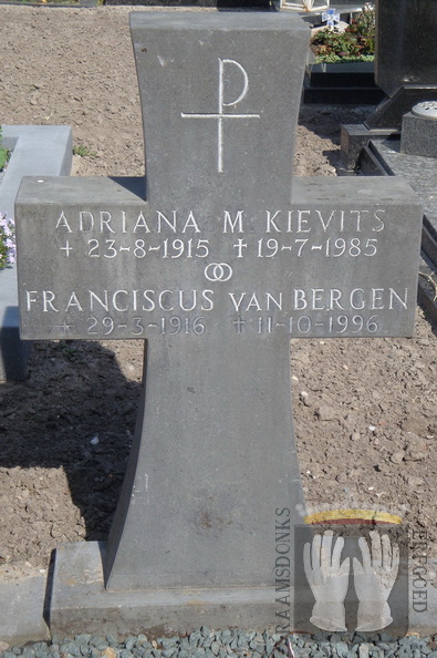 bergen.van.fransciscus.1916-1996 kievits.adriana.m. 1915-1985 g