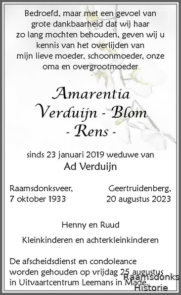 blom.rens. 1933-2023 verduijn.ad. k