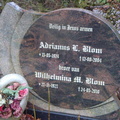 blom.adriaan. 1924-2004 blom.wilhelmina. 1927-2010 g