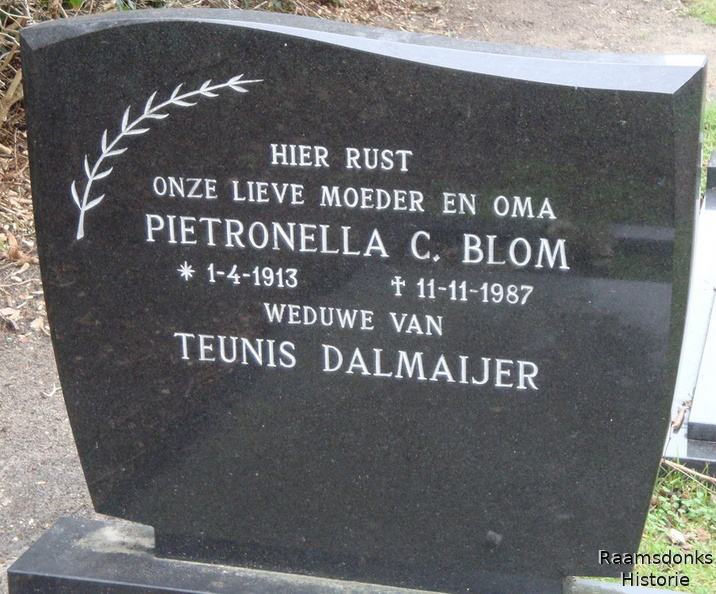 blom.pietronella.c. 1913-1987 dalmaijer.teunis. g