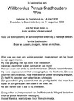 stadhouders.wim. 1932-2008 b