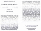 wiercx.liesbeth. 1922-2019 brands.harry. b